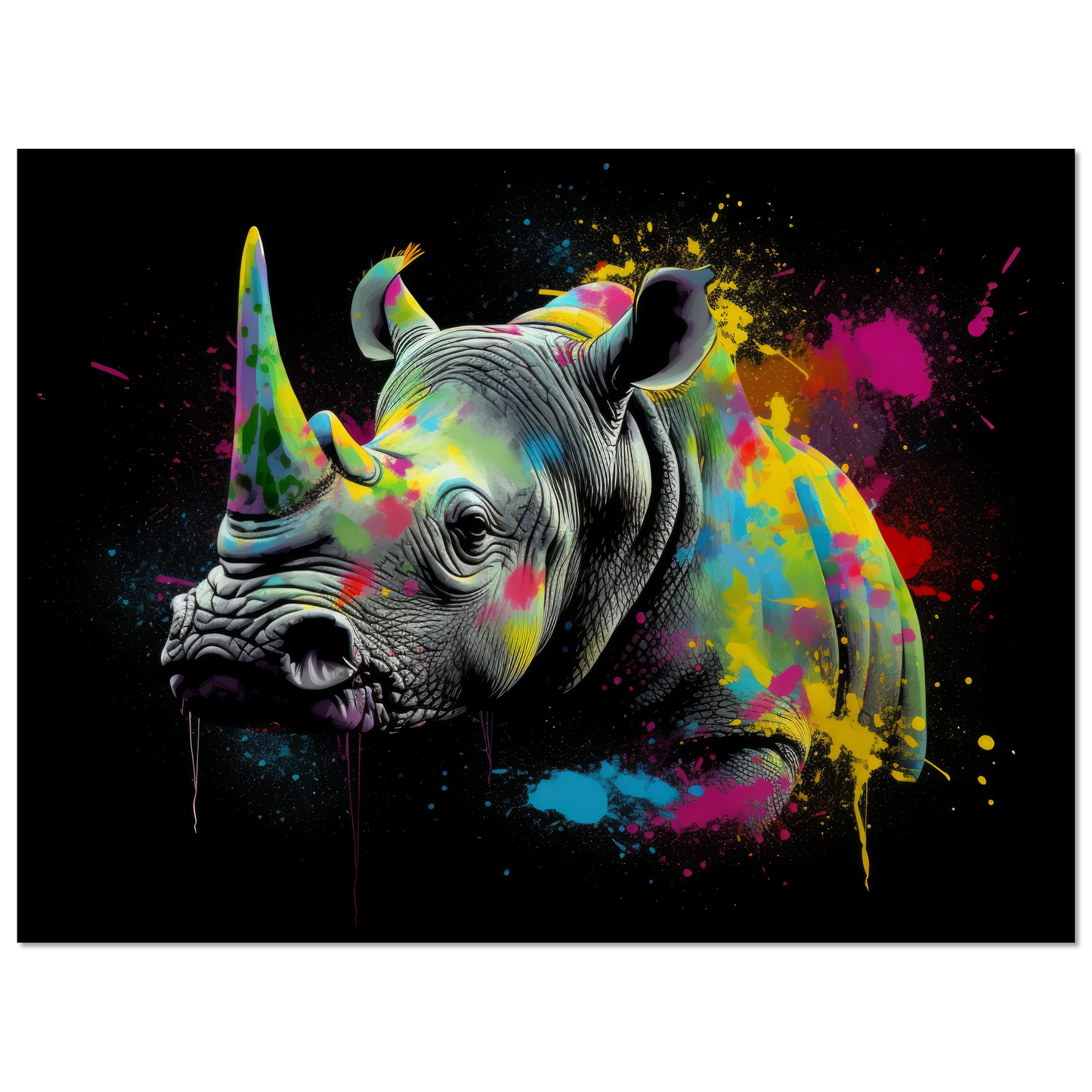 Rhinoceros pop art (WILD116)