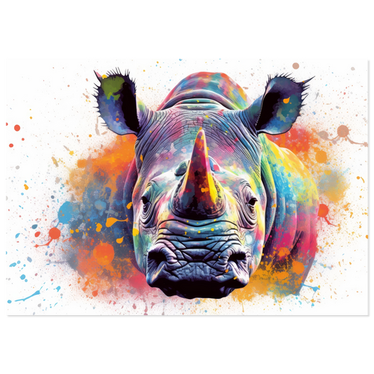 Rhinoceros pop art (WILD117)