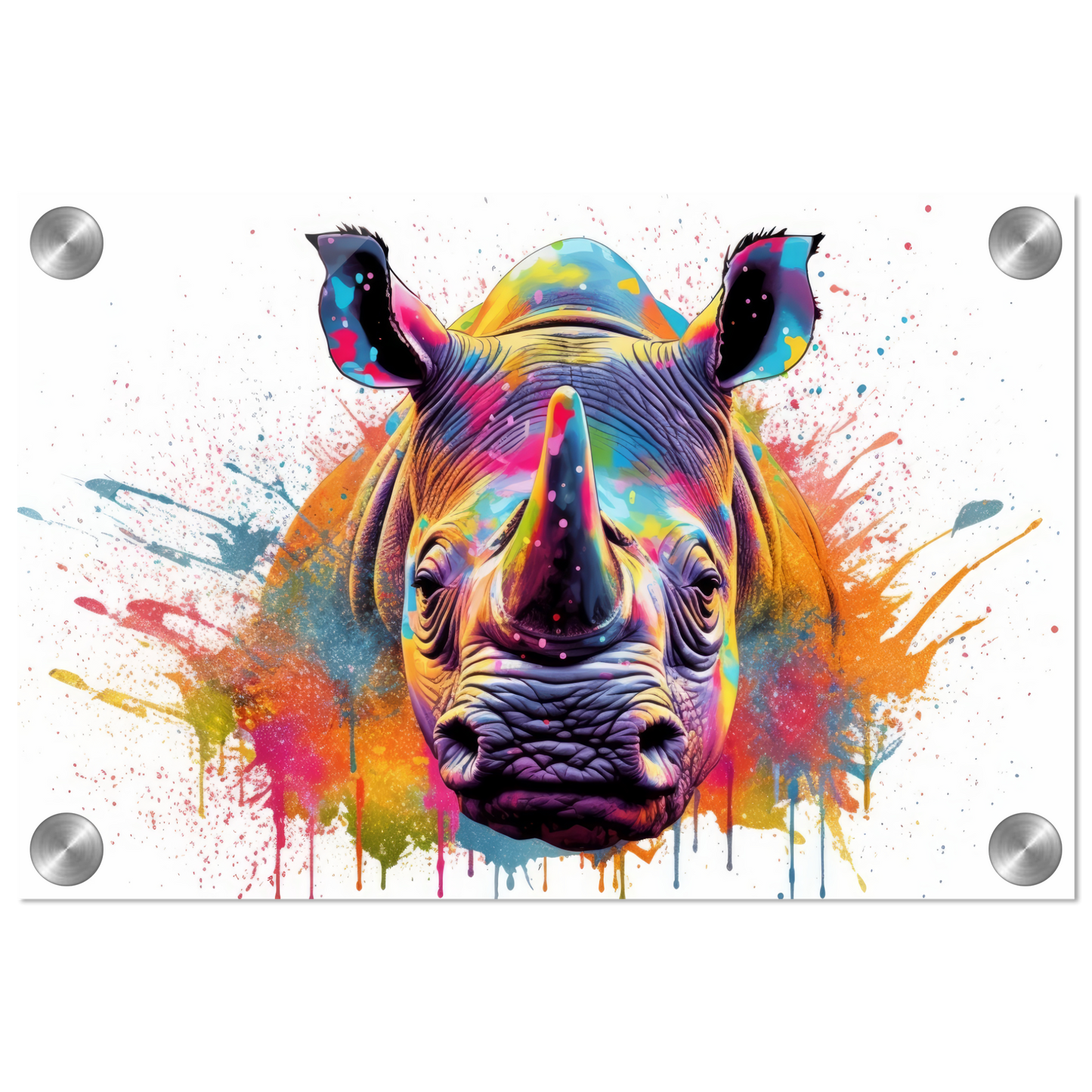 Rhinozeros Pop-Art (WILD118)
