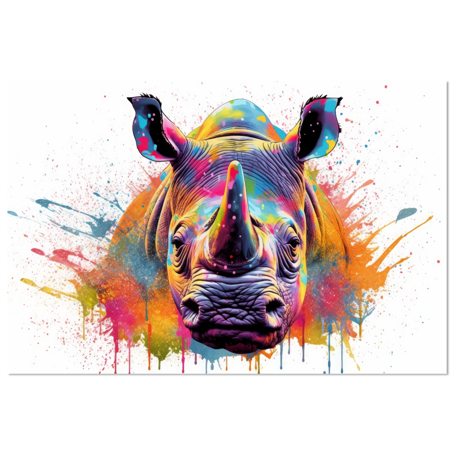 Rhinozeros Pop-Art (WILD118)