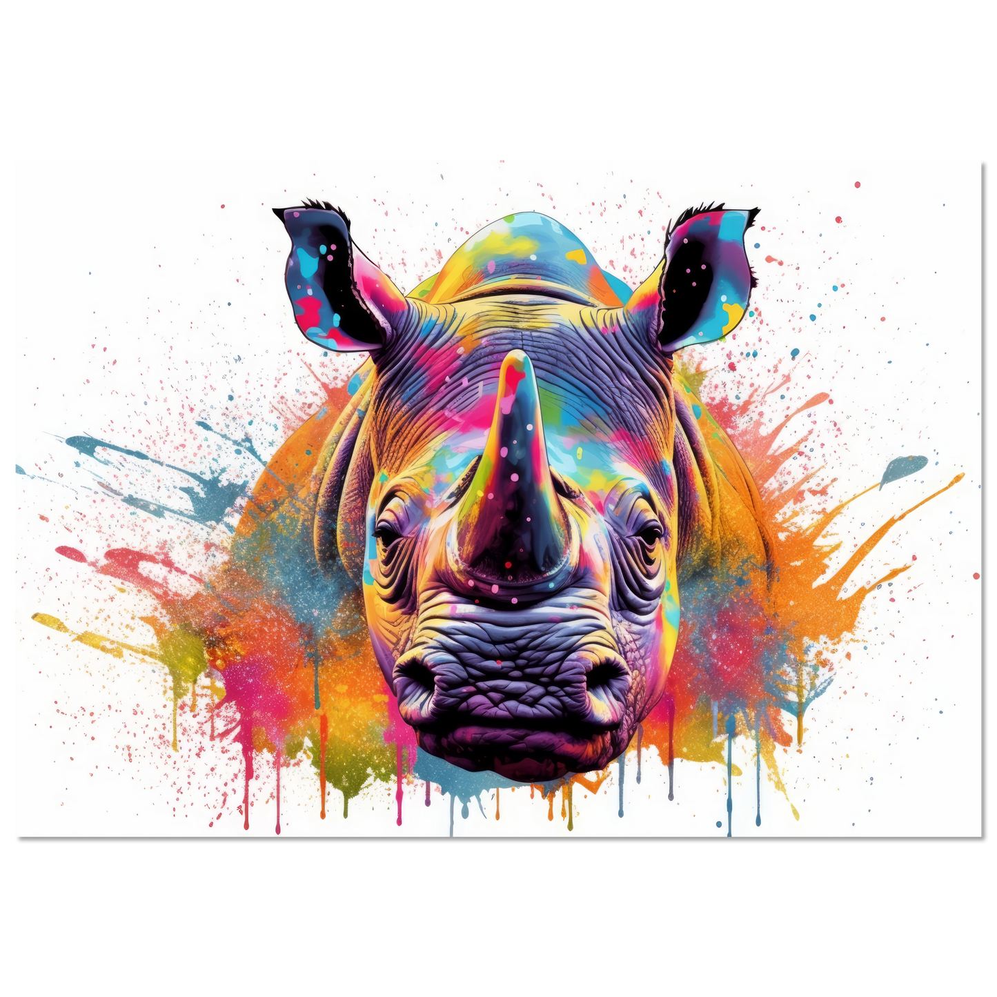 Rhinozeros Pop-Art (WILD118)