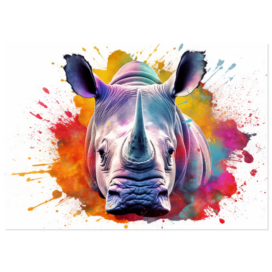 Rhinoceros pop art (WILD119)