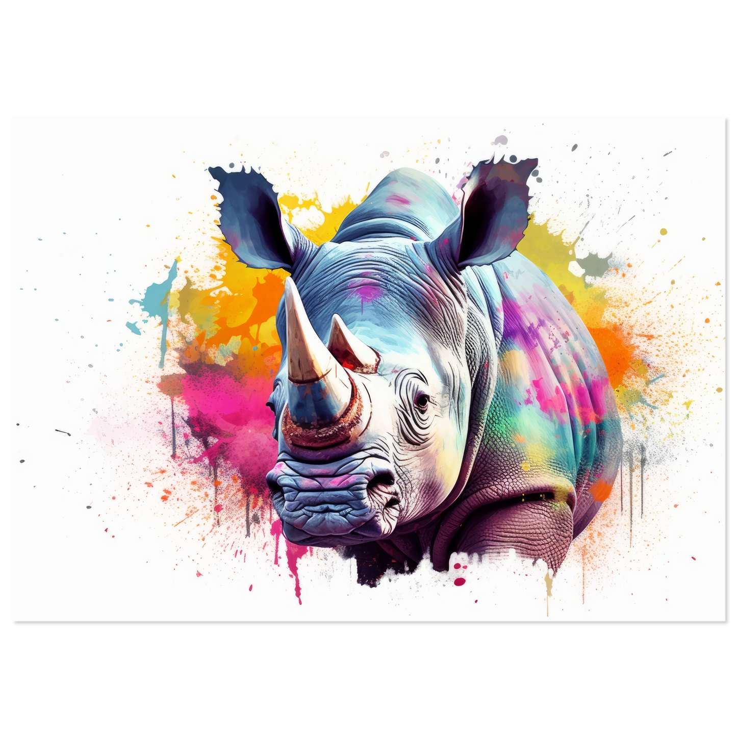 Rhinozeros Pop-Art (WILD120)