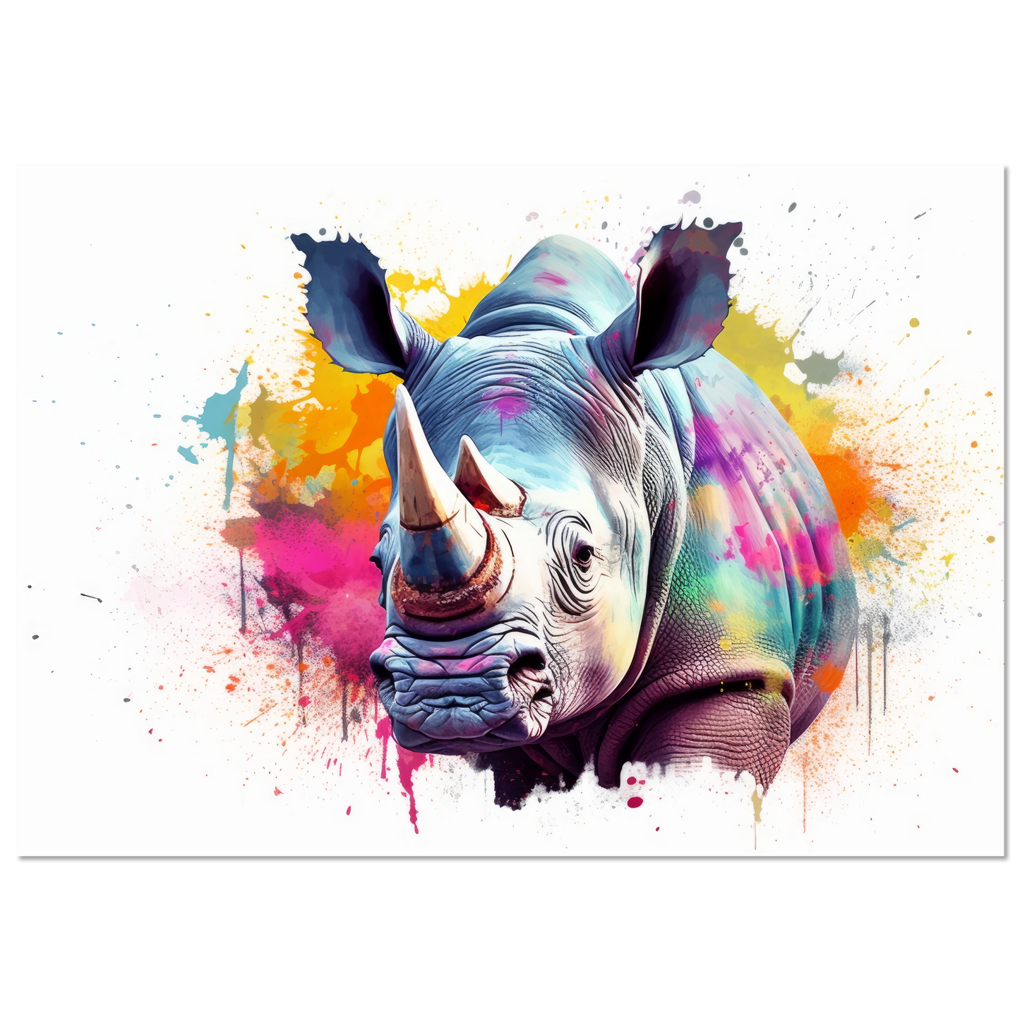 Rhinozeros Pop-Art (WILD120)