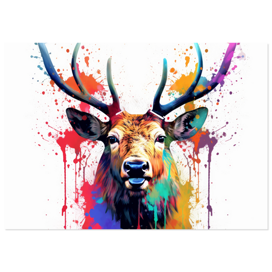 Deer pop art (WILD123)