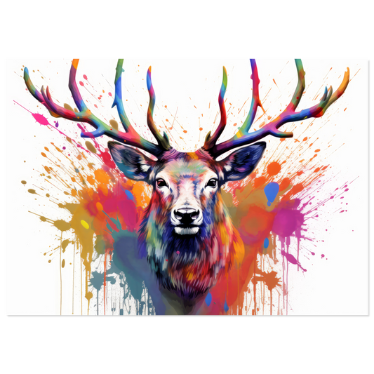Deer pop art (WILD124)