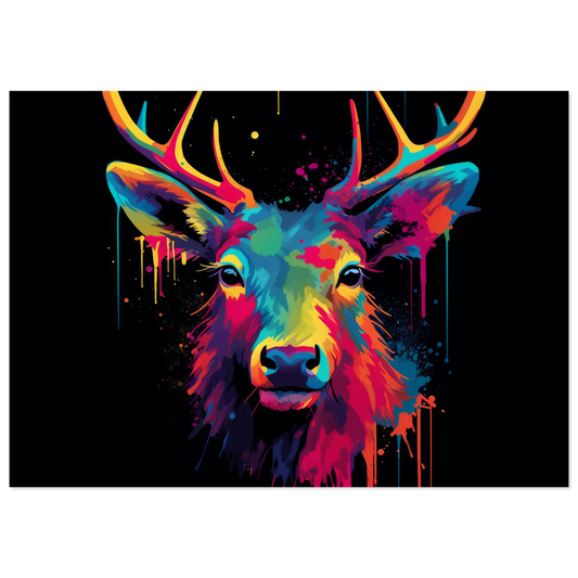 Deer pop art (WILD127)