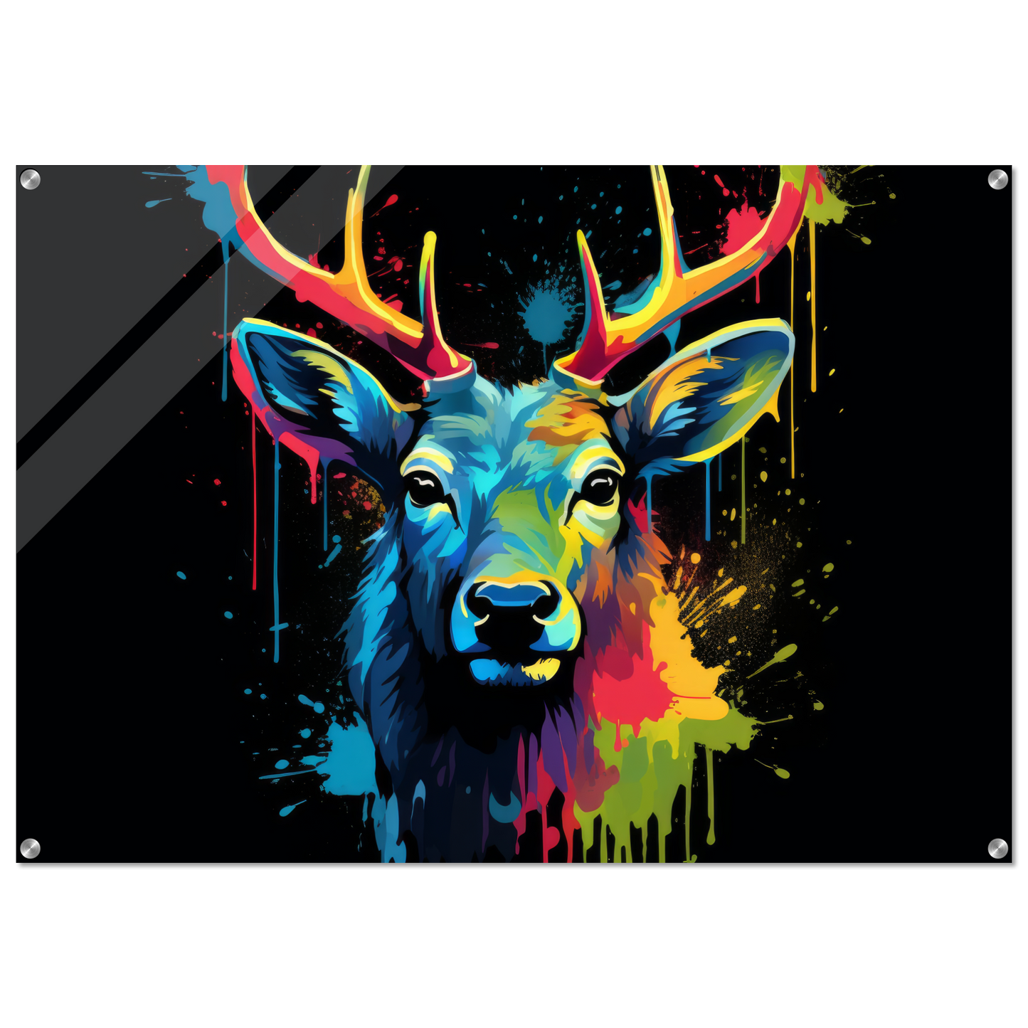 Deer pop art (WILD128)