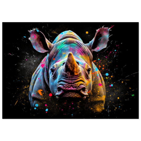 Rhinoceros pop art (WILD129)