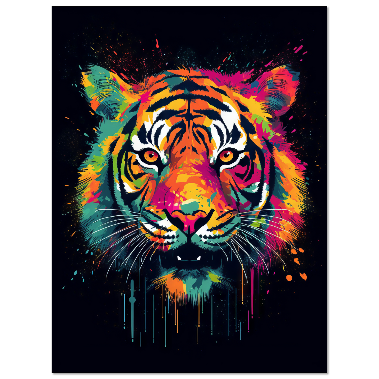 Tiger Pop-Art (WILD12)