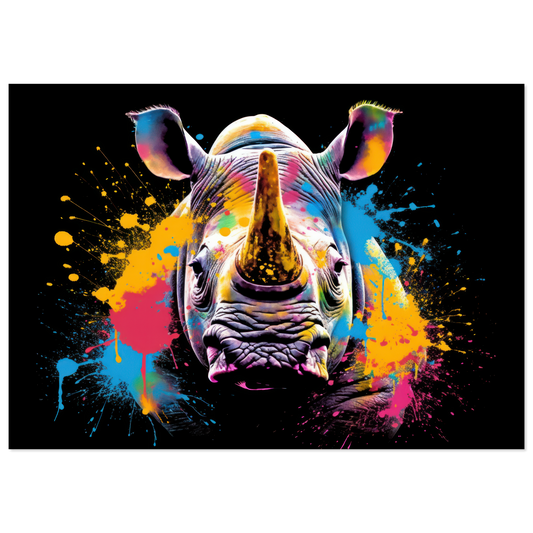 Rhinoceros pop art (WILD130)