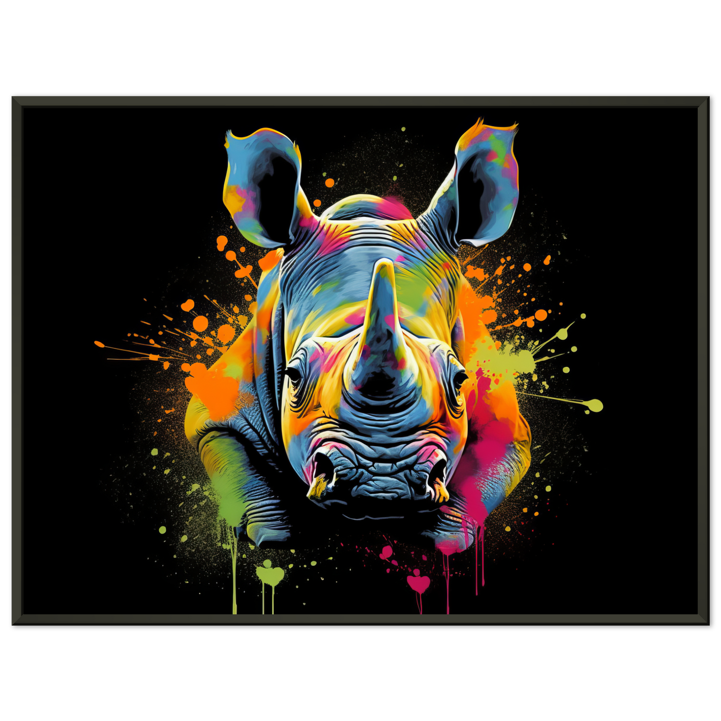 Rhinoceros pop art (WILD131)