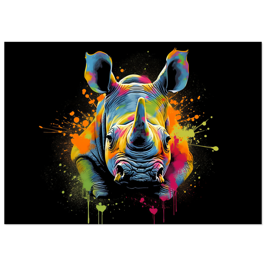 Rhinoceros pop art (WILD131)