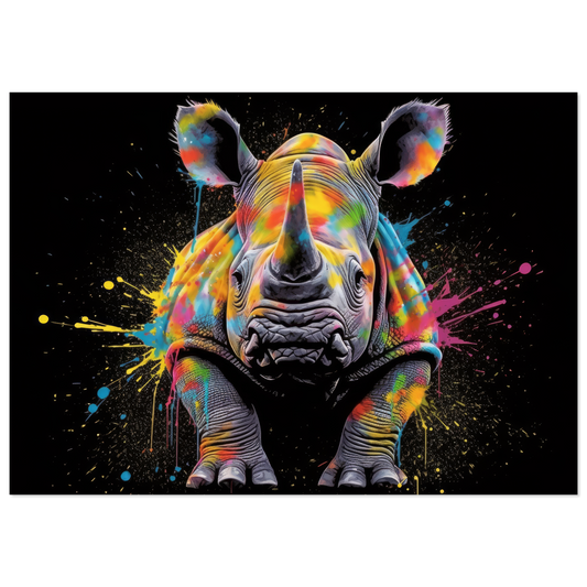 Rhinoceros pop art (WILD132)