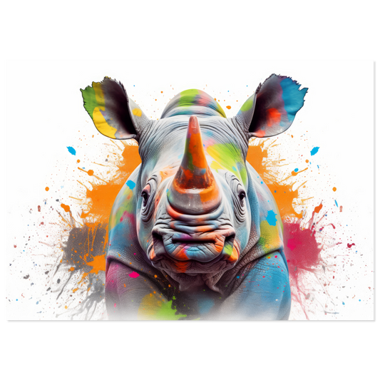 Rhinoceros pop art (WILD133)