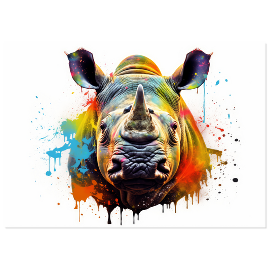 Rhinoceros pop art (WILD134)