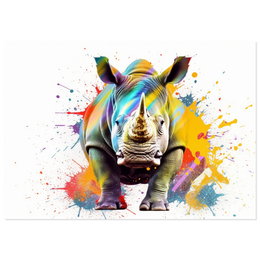 Rhinoceros pop art (WILD136)