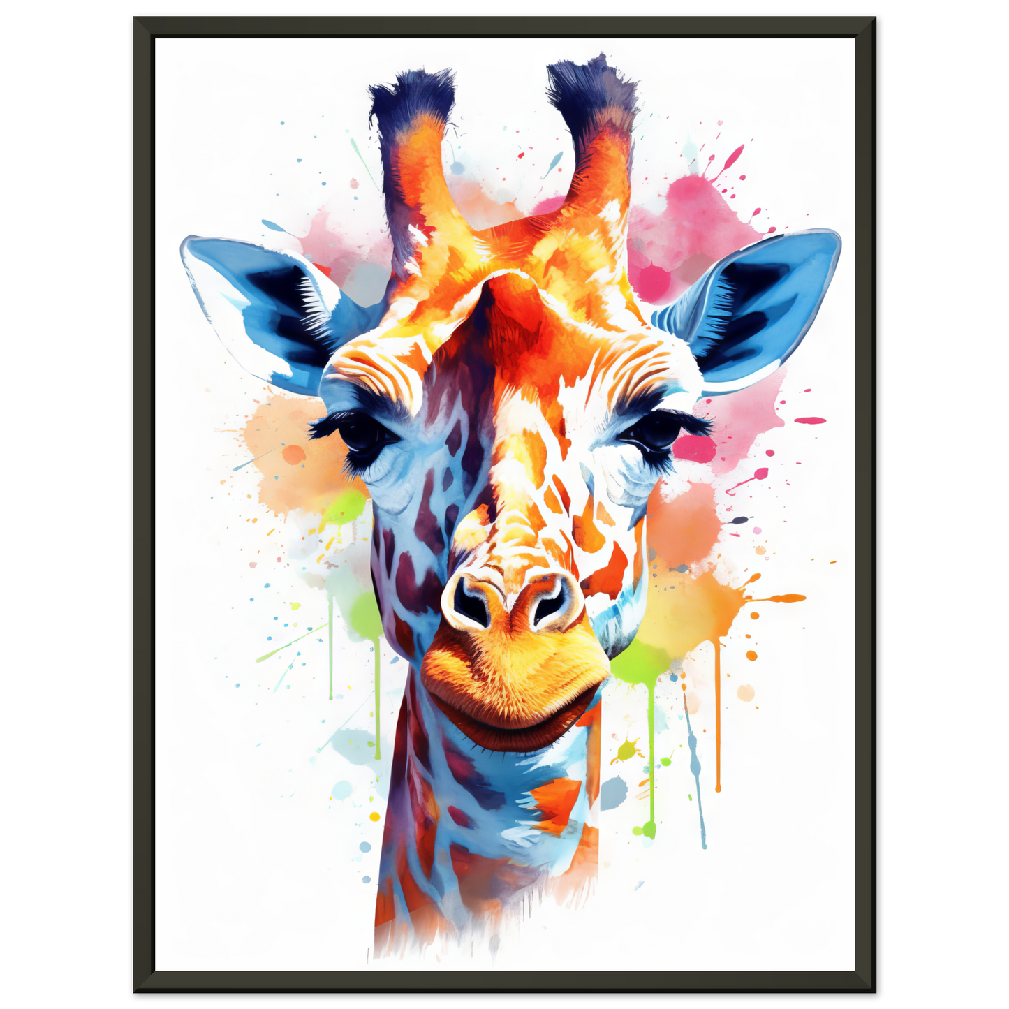 Giraffe pop art (WILD30)