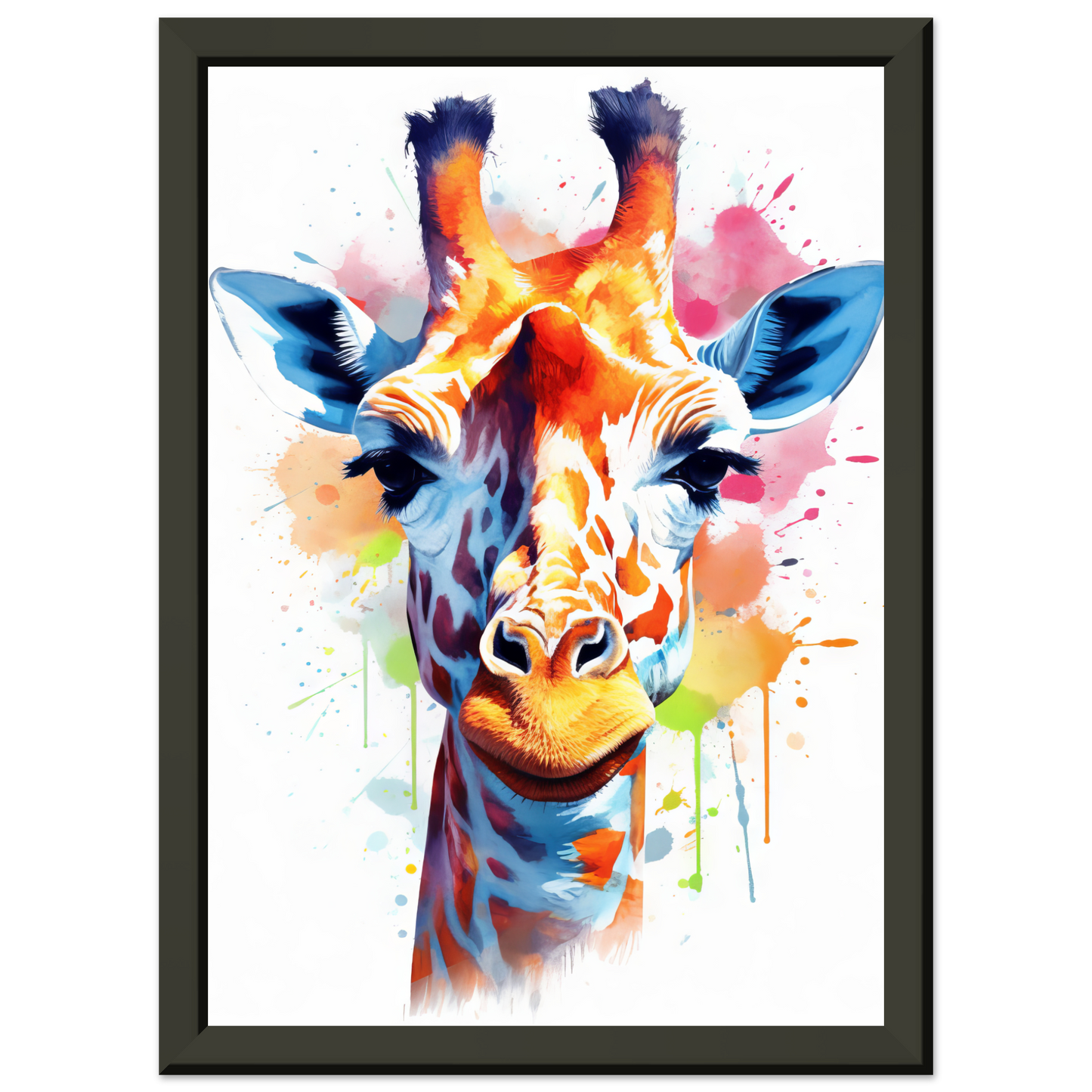 Giraffe pop art (WILD30)