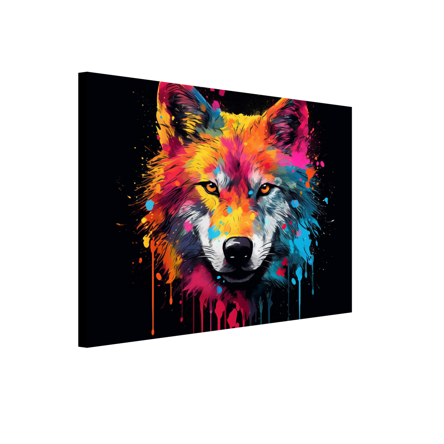 Wolf Wölfe Pop-Art (WILD33)