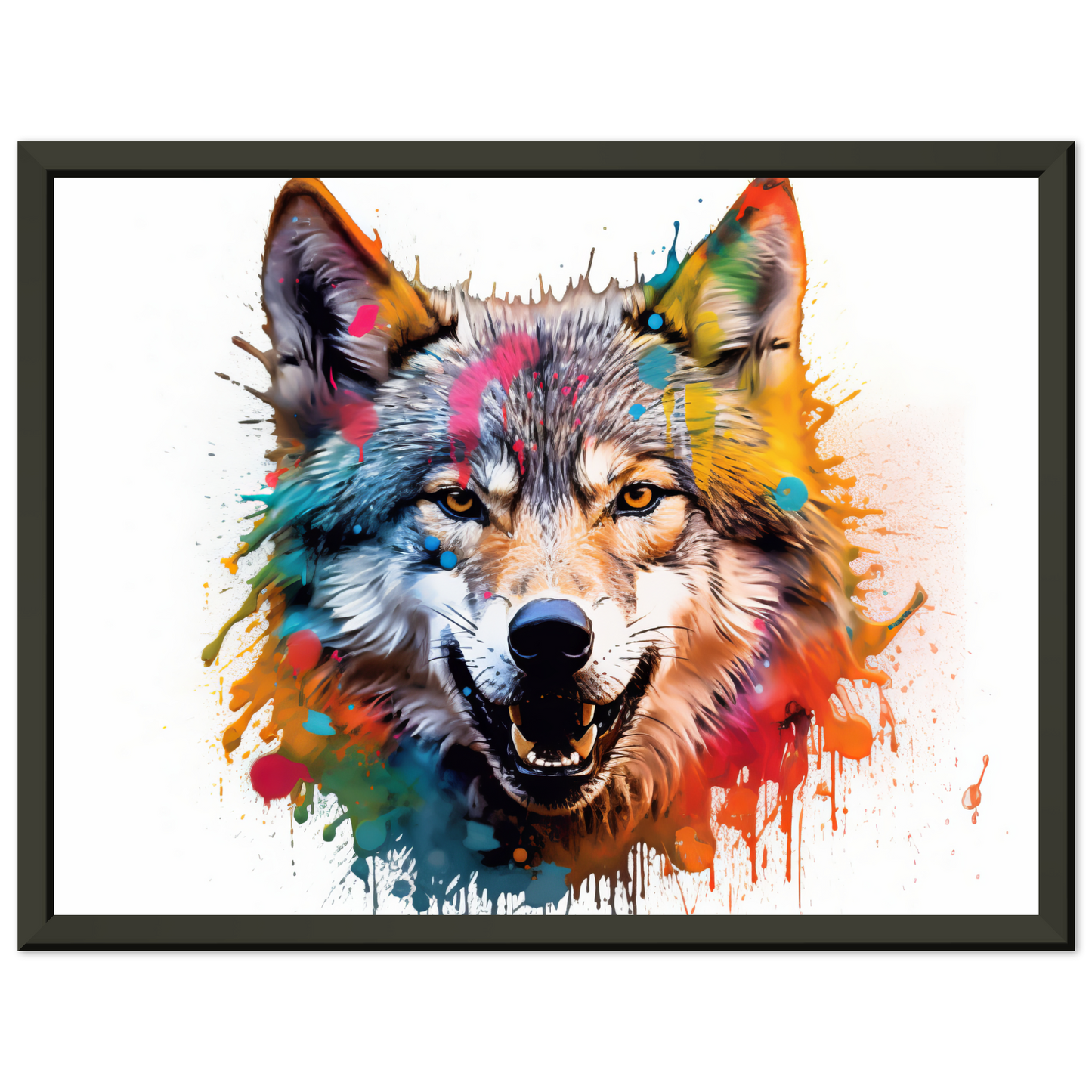 Wolf Wölfe Pop-Art (WILD37)