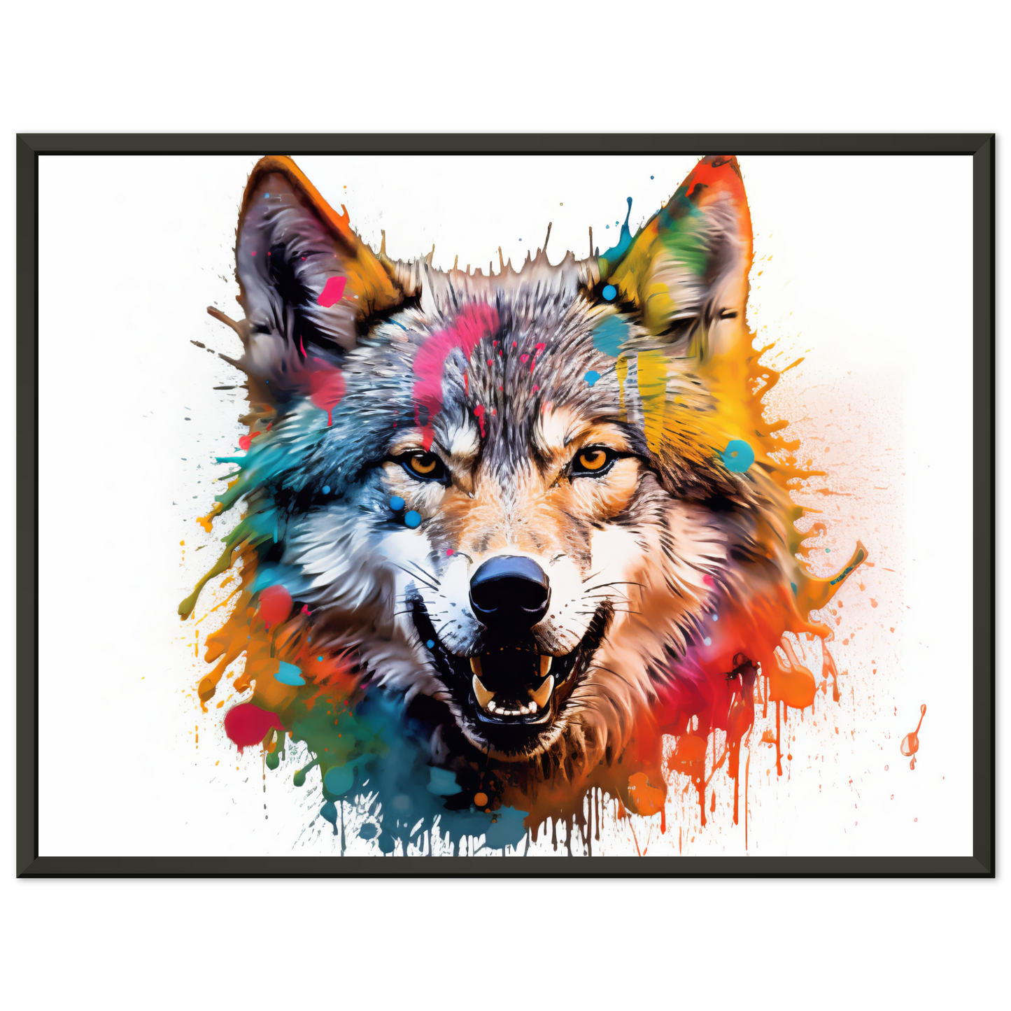 Wolf Wölfe Pop-Art (WILD37)