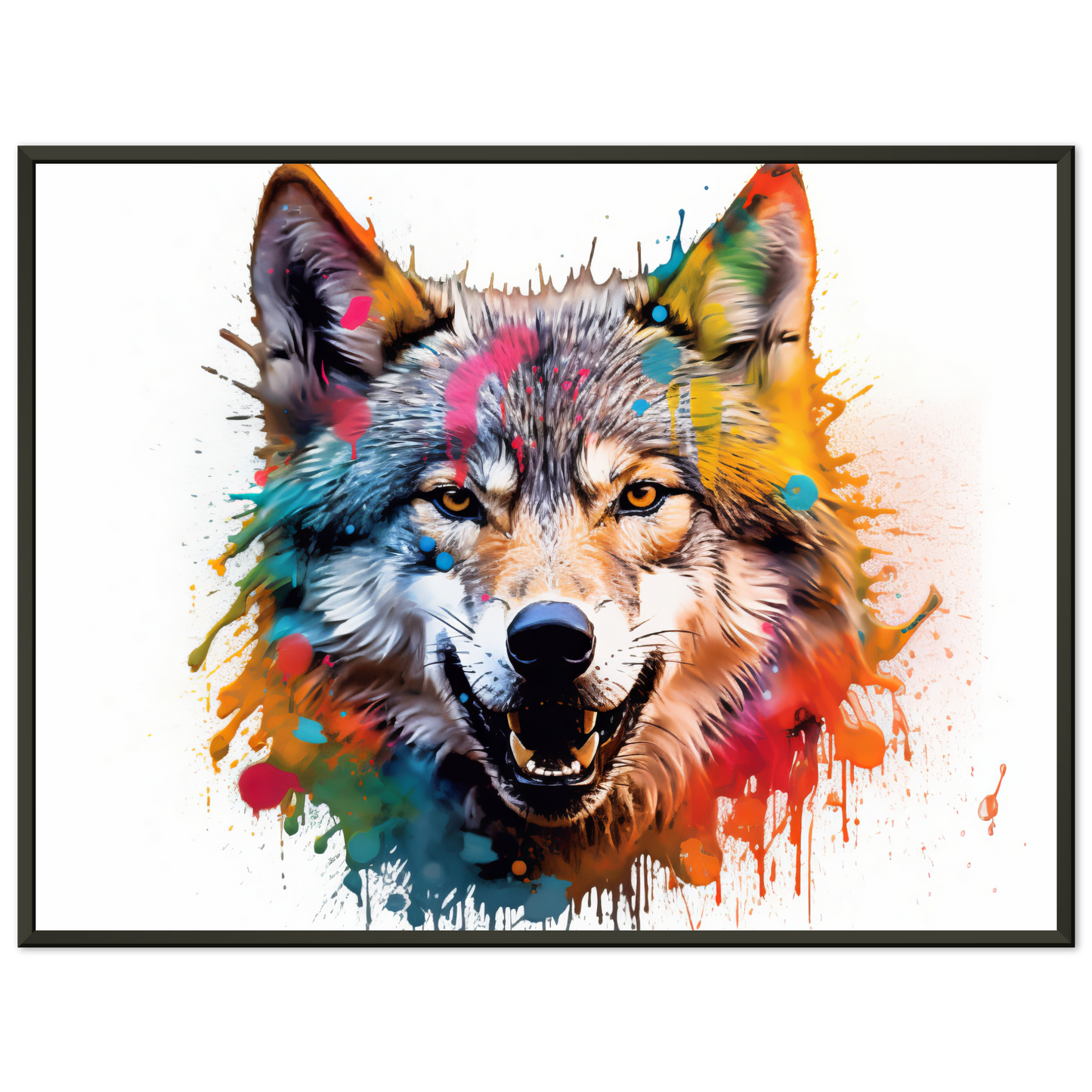 Wolf Wölfe Pop-Art (WILD37)