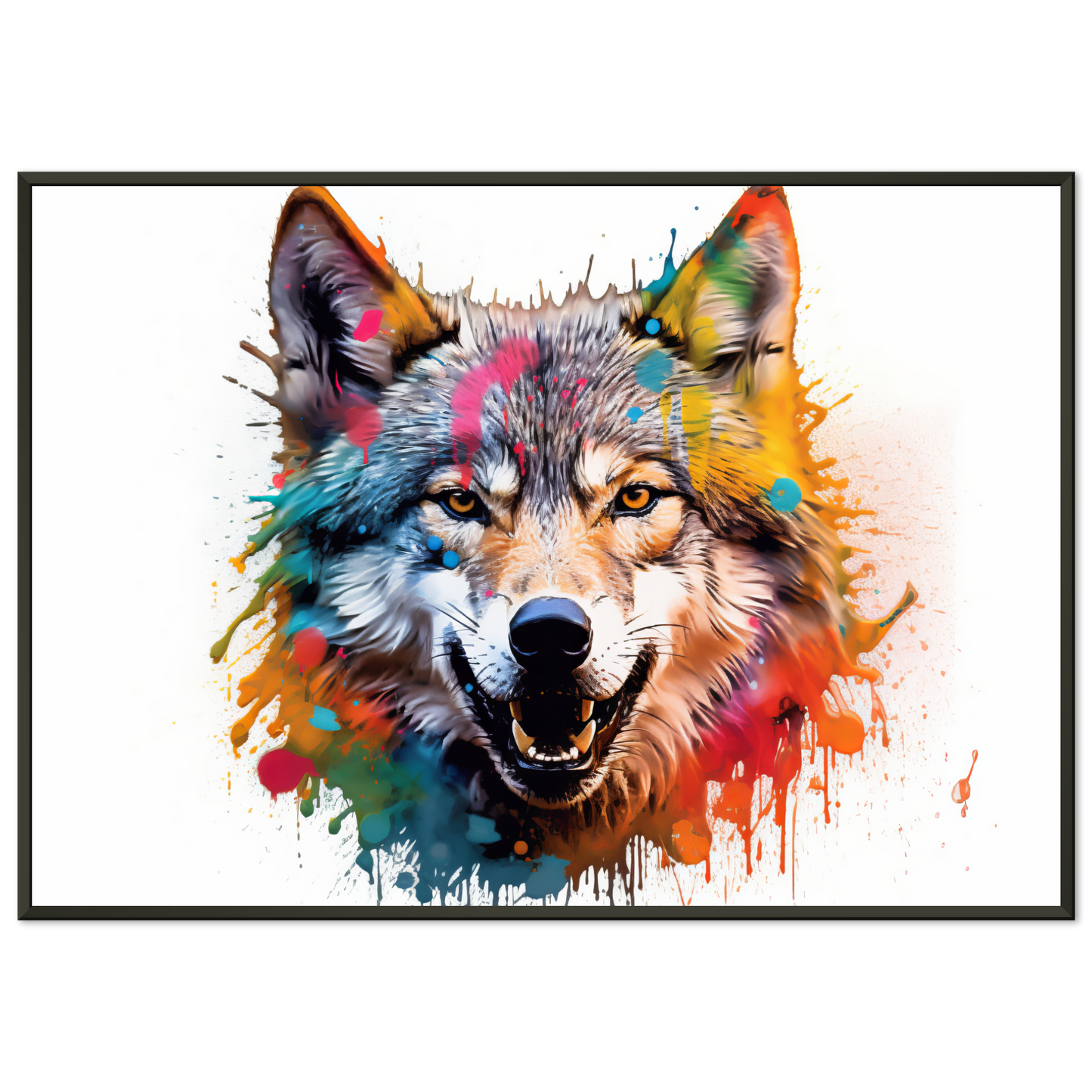 Wolf Wölfe Pop-Art (WILD37)