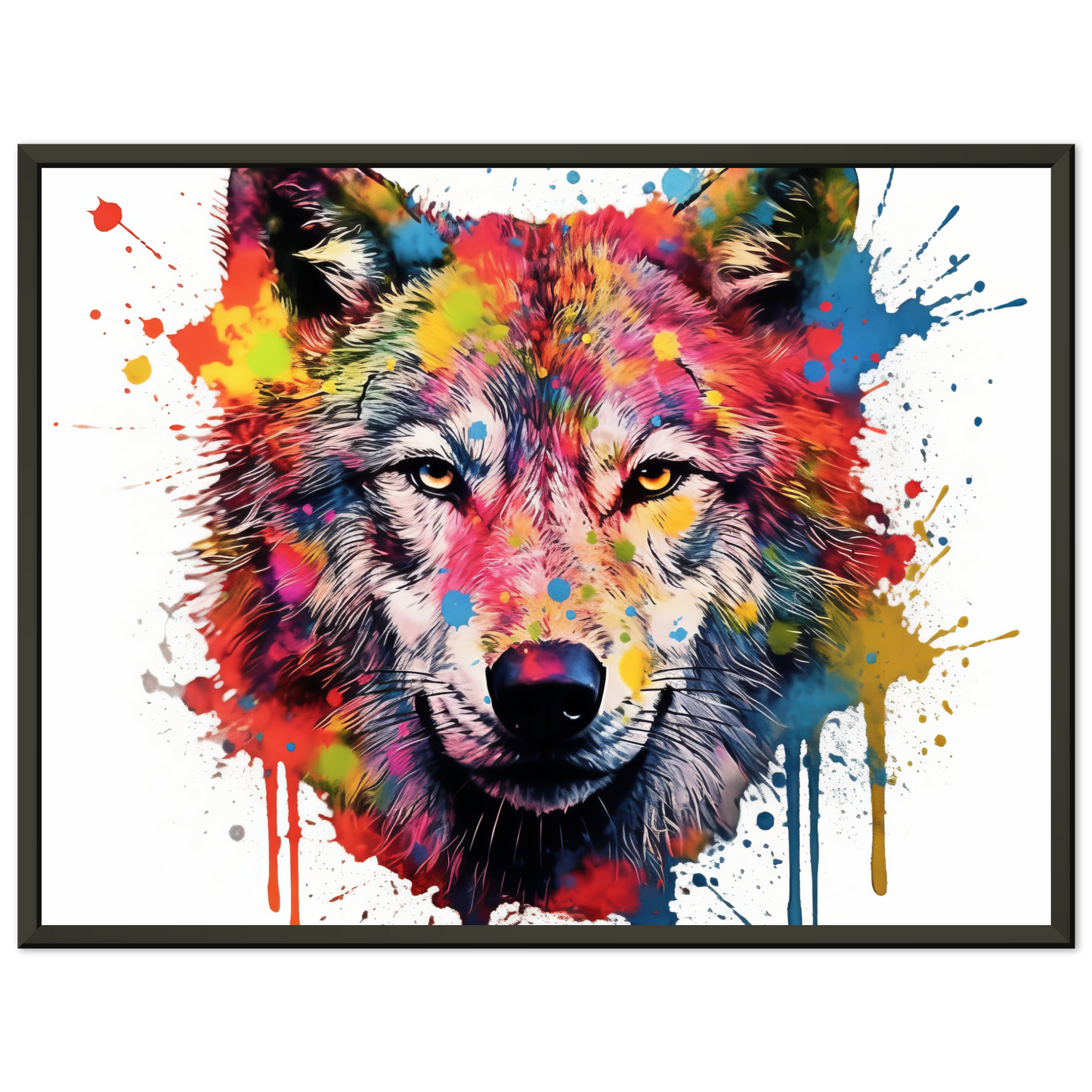 Wolf Wölfe Pop-Art (WILD38)