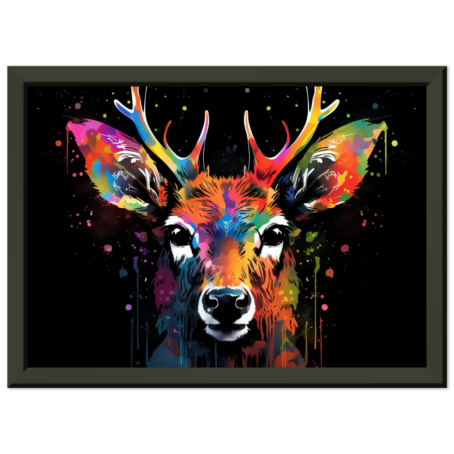 Reh Rehe Hirsch Hirsche Pop-Art (WILD42)