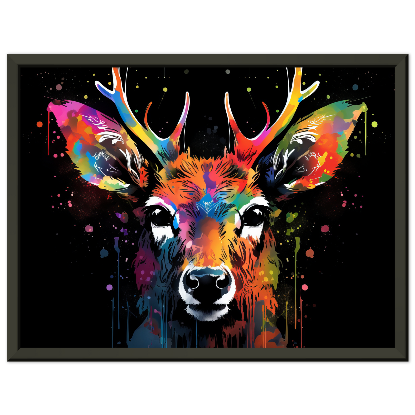 Reh Rehe Hirsch Hirsche Pop-Art (WILD42)