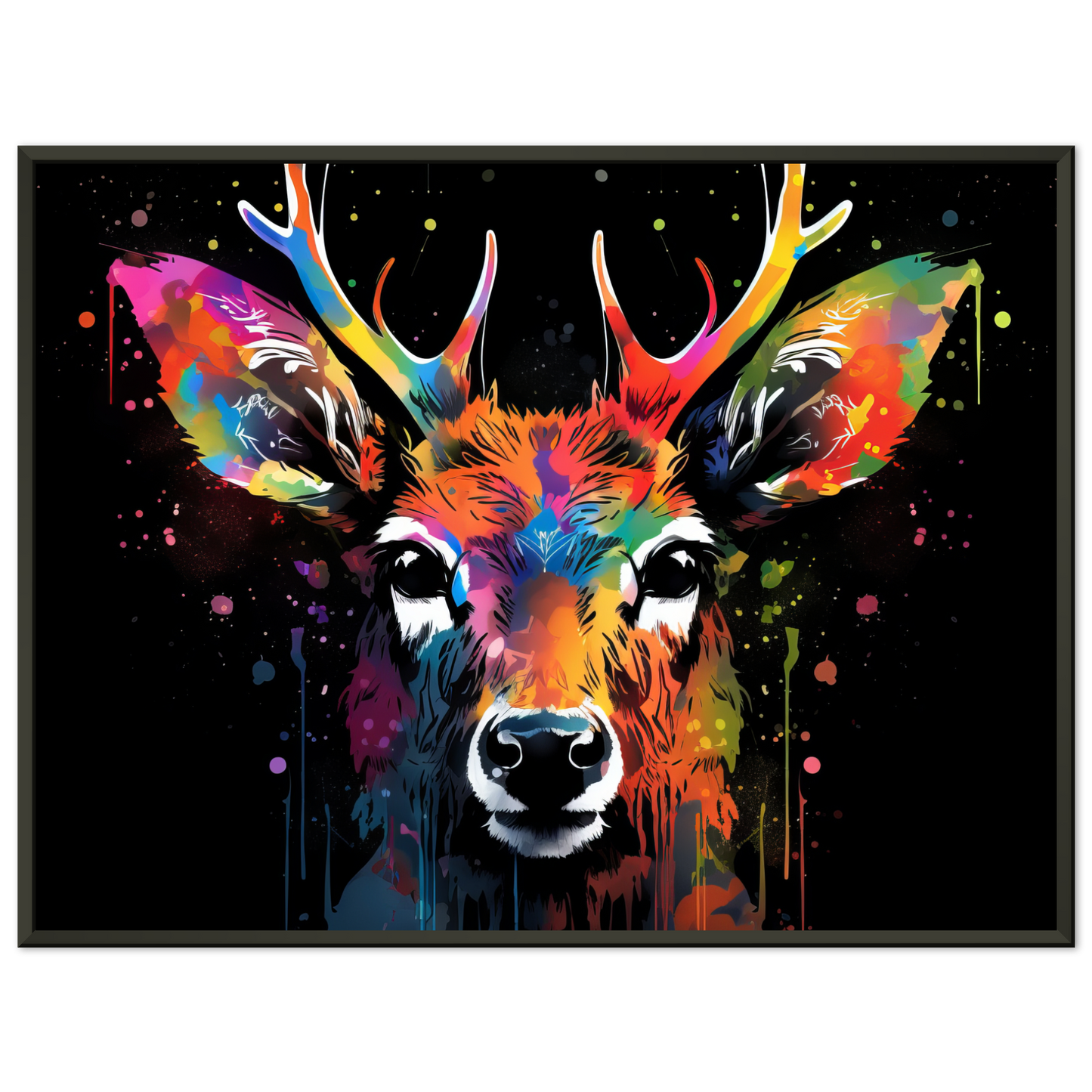 Reh Rehe Hirsch Hirsche Pop-Art (WILD42)