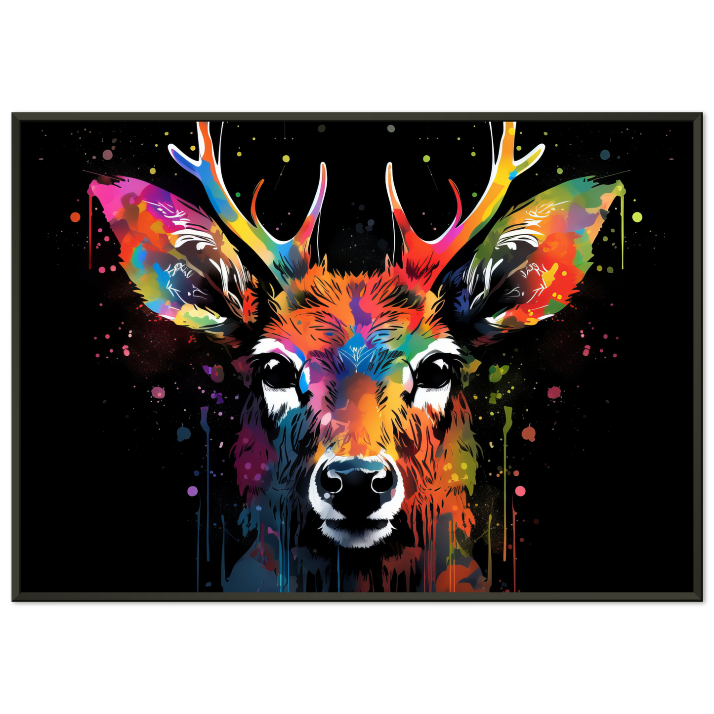 Reh Rehe Hirsch Hirsche Pop-Art (WILD42)