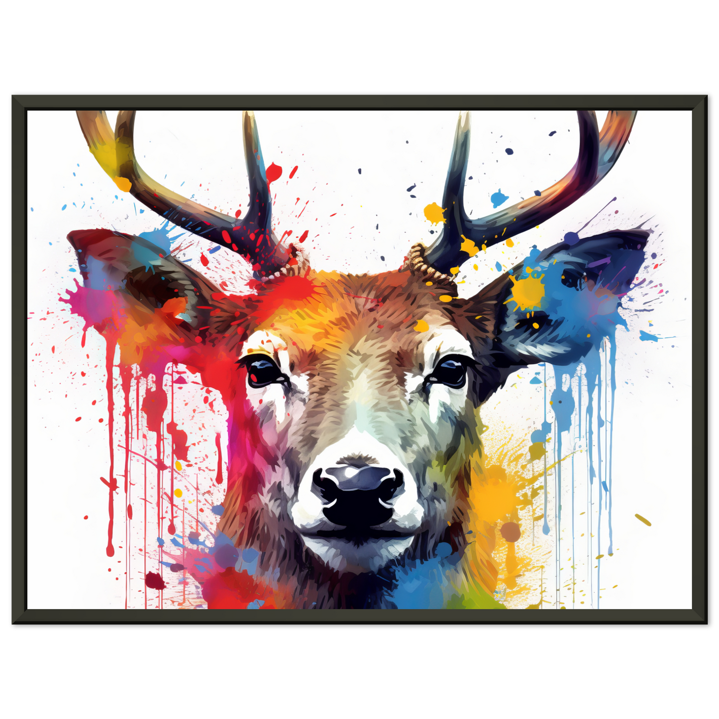 Reh Rehe Hirsch Hirsche Pop-Art (WILD47)