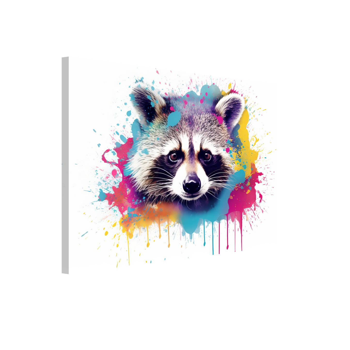 Waschbär Waschbären Pop-Art (WILD56)