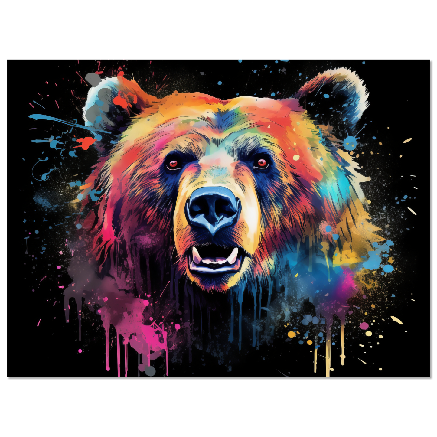 Bear bears pop art (WILD59)