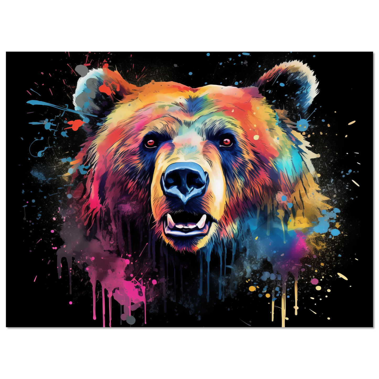 Bear bears pop art (WILD59)