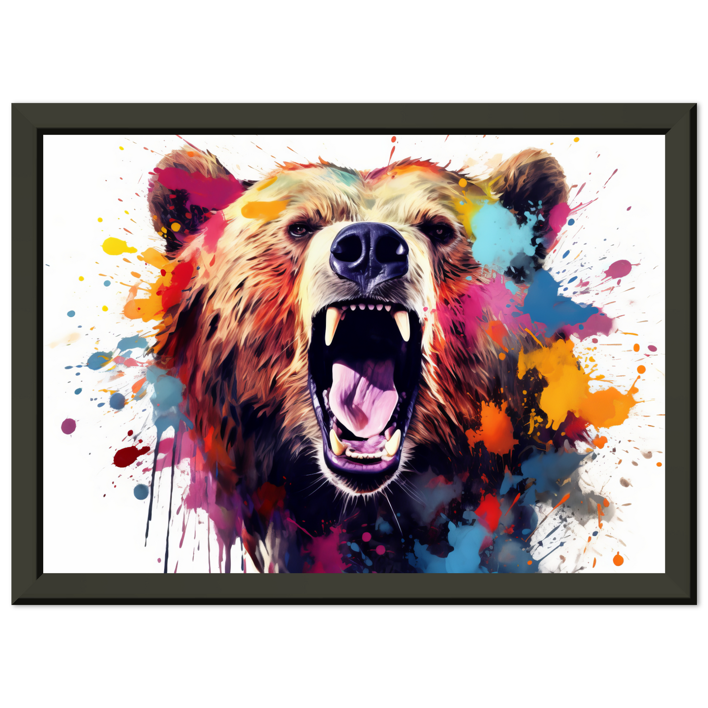 Bear bears pop art (WILD64)