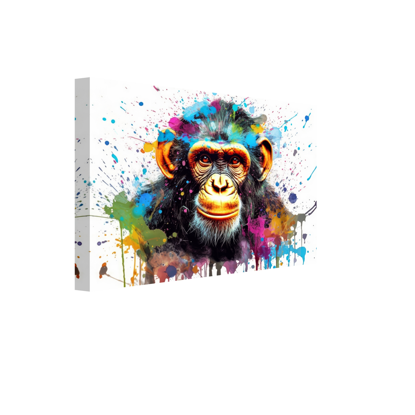 Schimpanse Affe Pop-Art (WILD67)