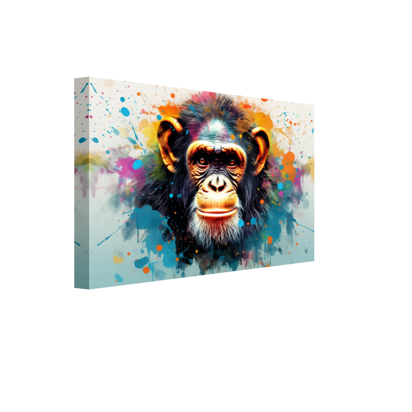 Chimpanzee monkey pop art (WILD68)