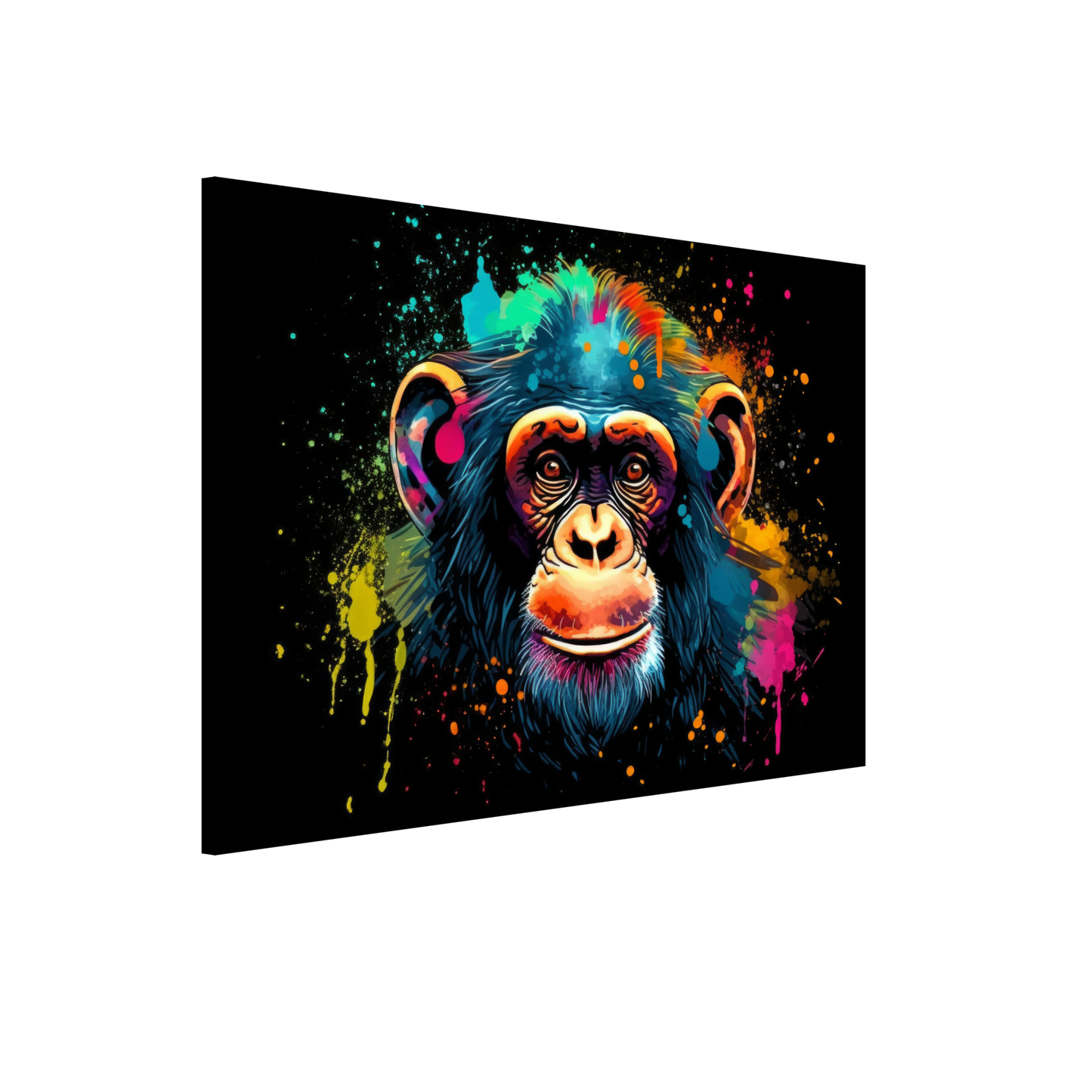 Chimpanzee monkey pop art (WILD70)