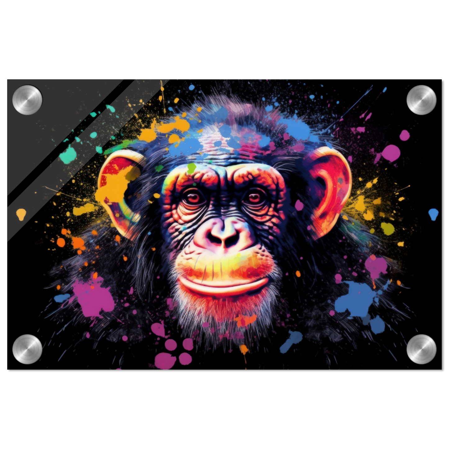 Chimpanzee monkey pop art (WILD71)
