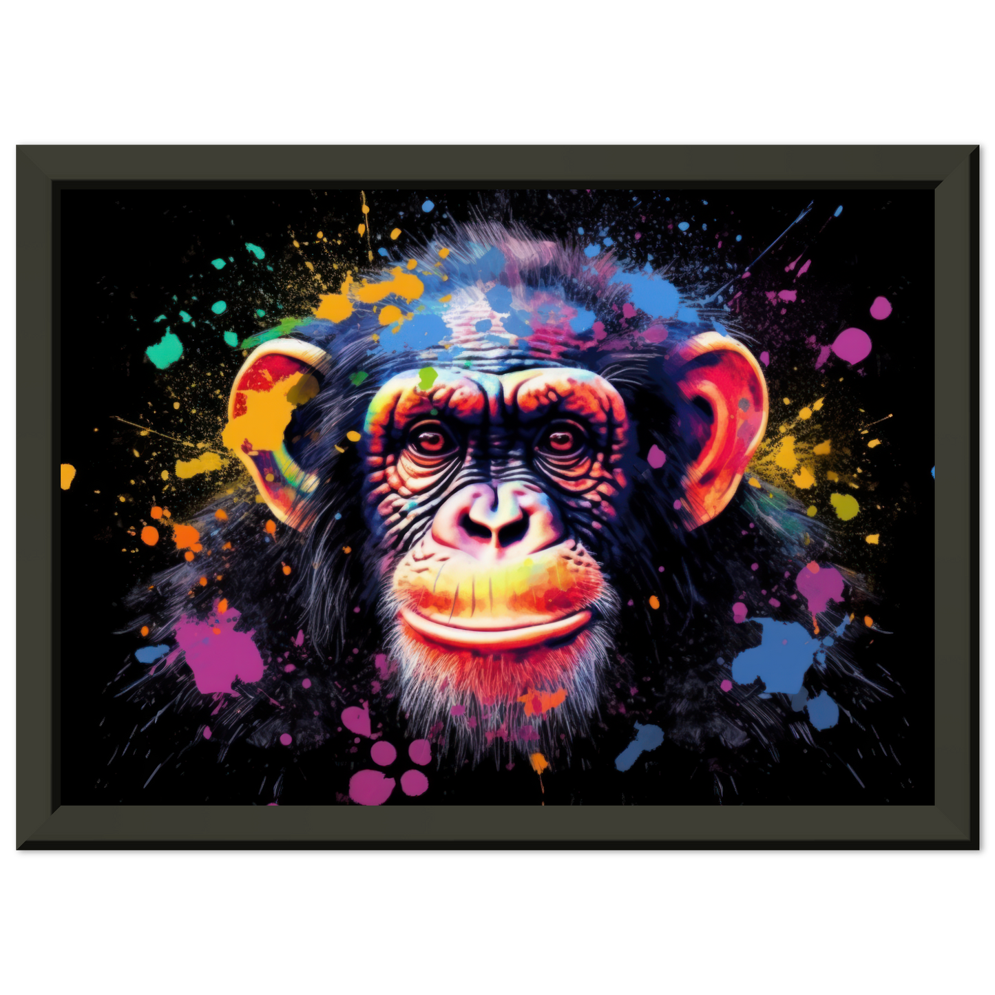 Chimpanzee monkey pop art (WILD71)