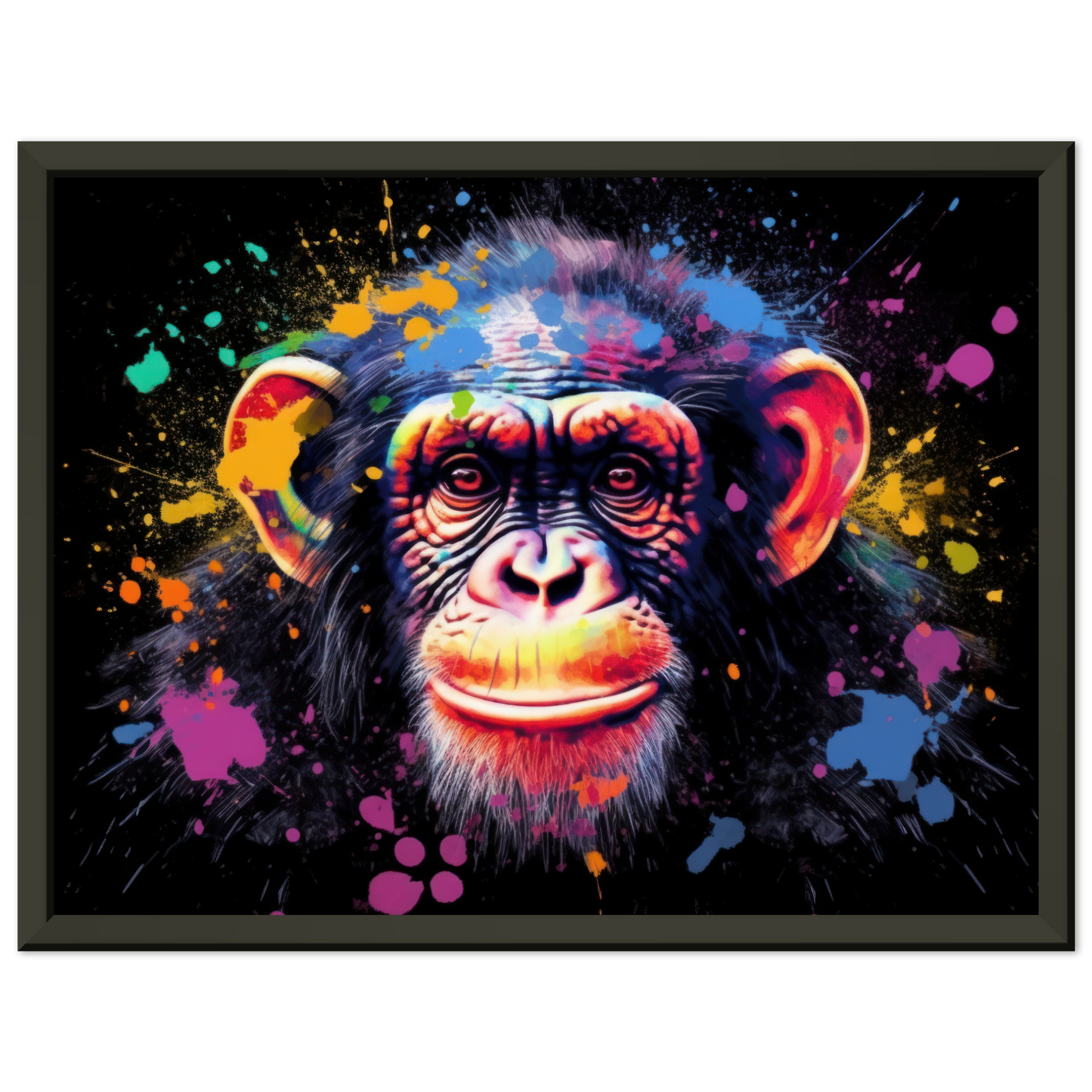 Chimpanzee monkey pop art (WILD71)
