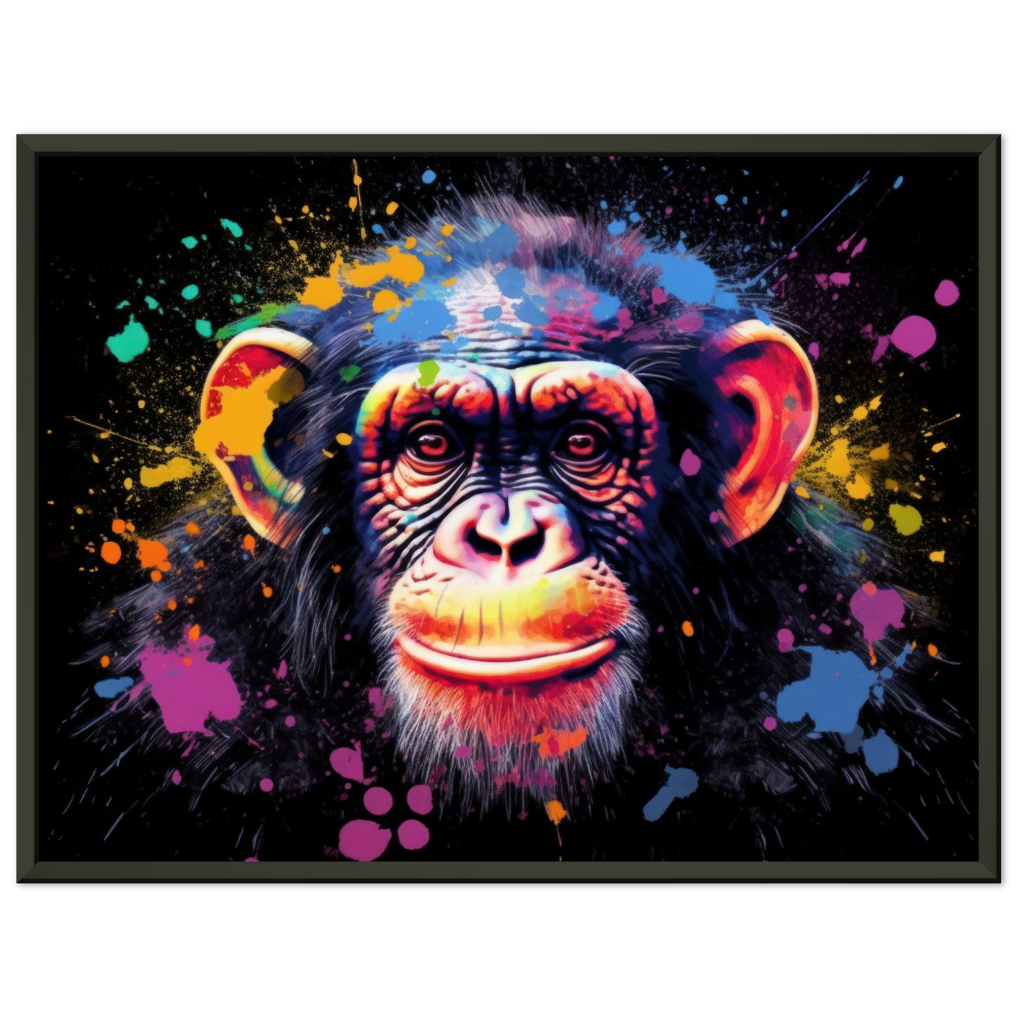 Chimpanzee monkey pop art (WILD71)