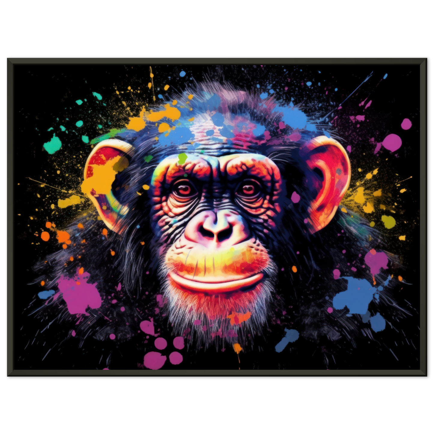 Chimpanzee monkey pop art (WILD71)