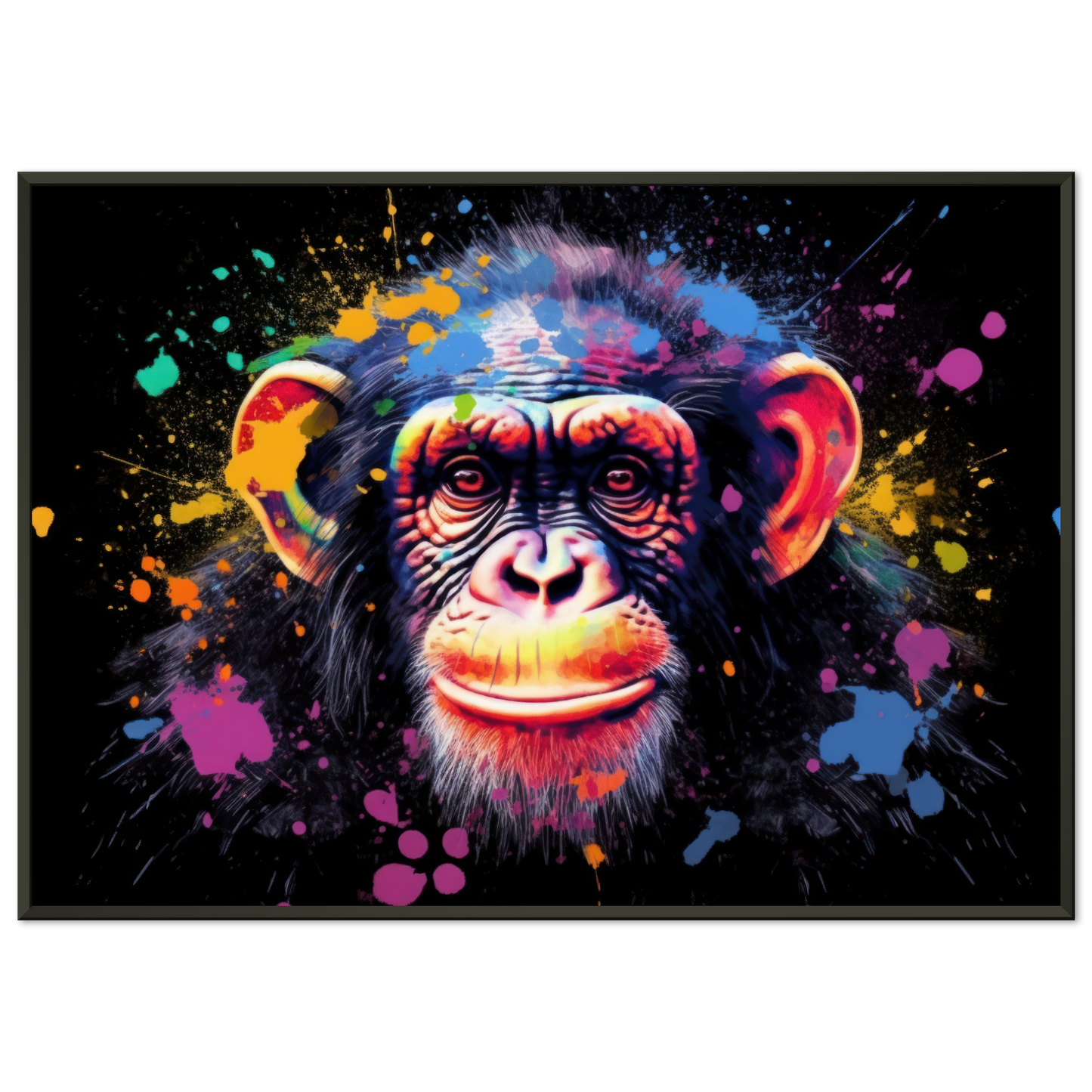 Chimpanzee monkey pop art (WILD71)