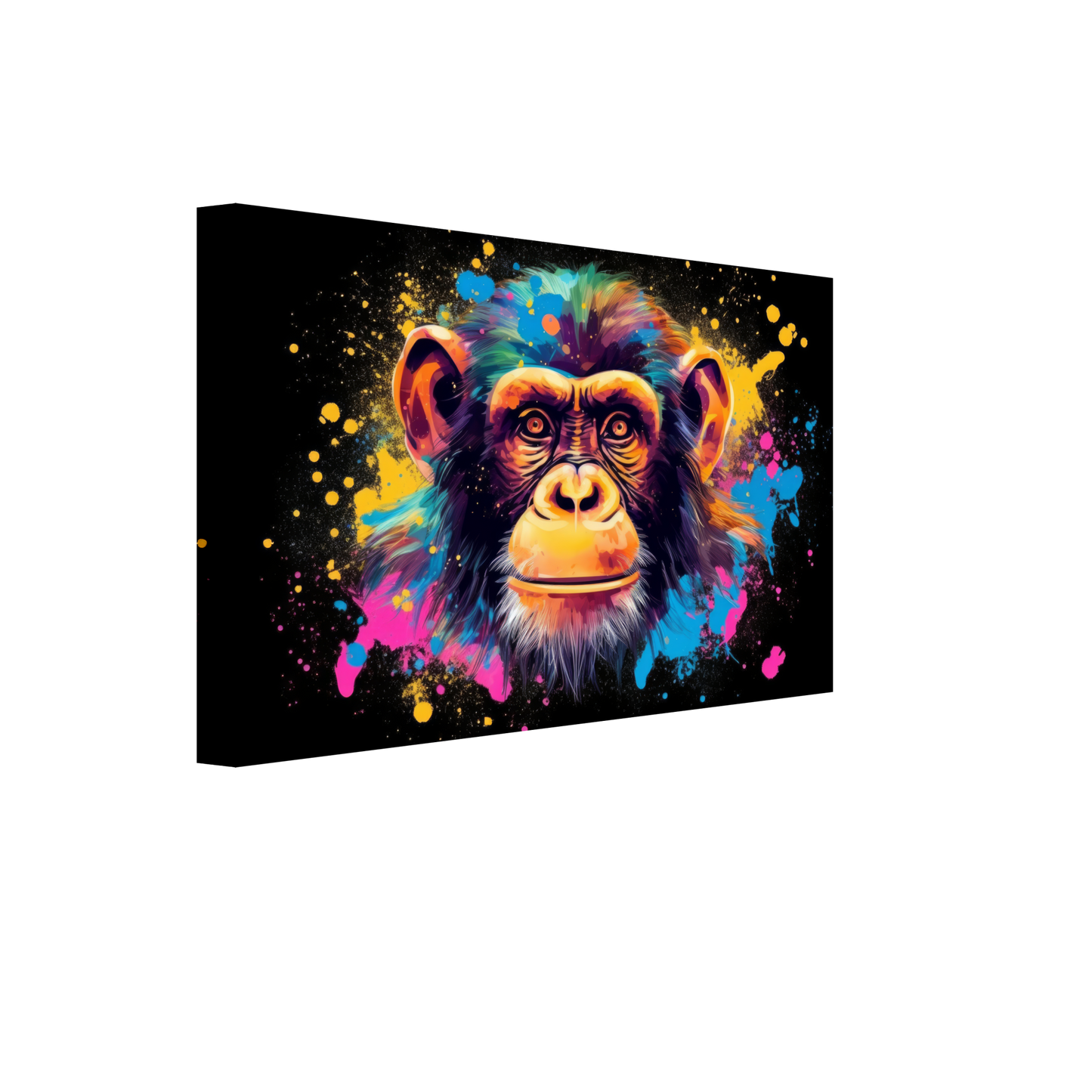 Schimpanse Affe Pop-Art (WILD72)