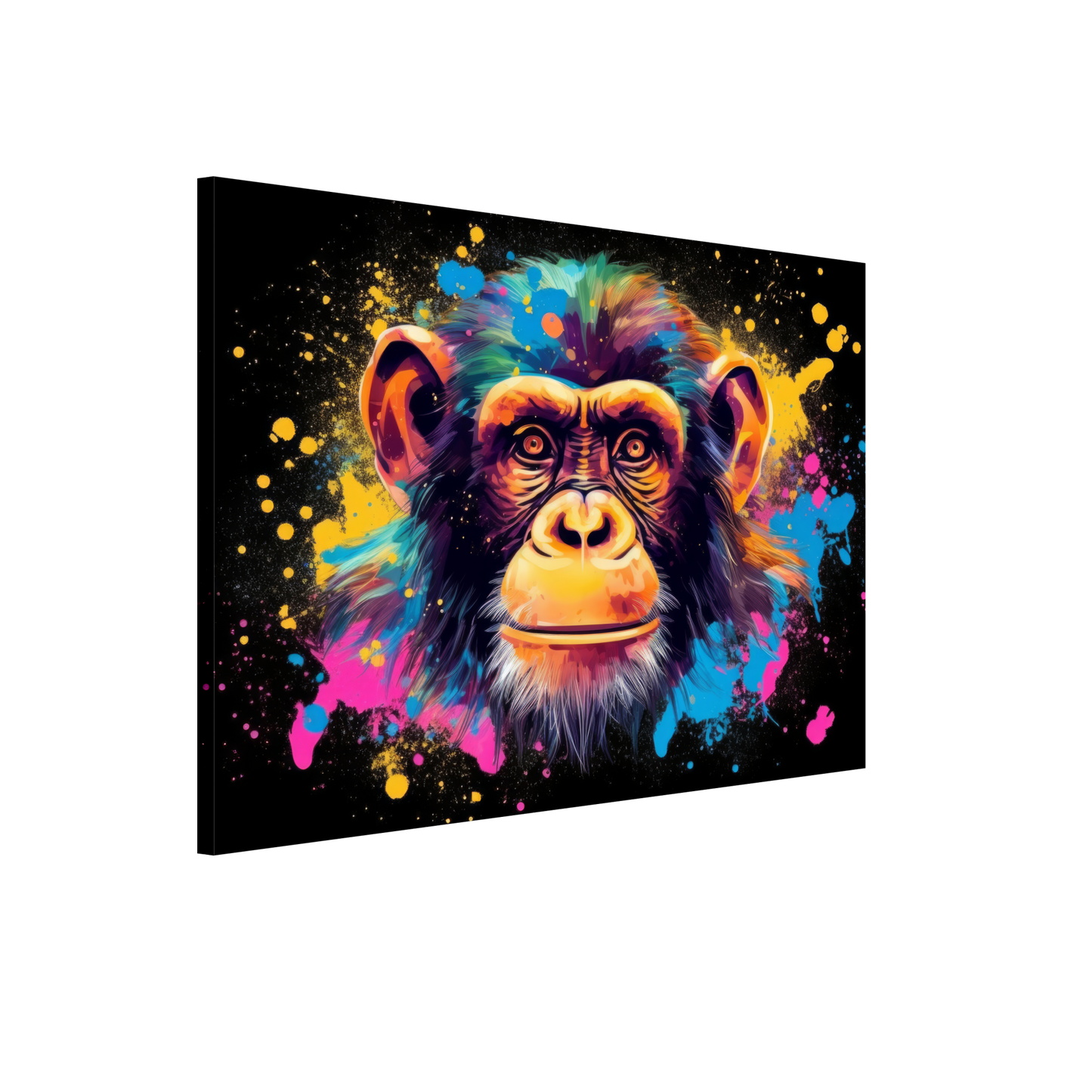Schimpanse Affe Pop-Art (WILD72)