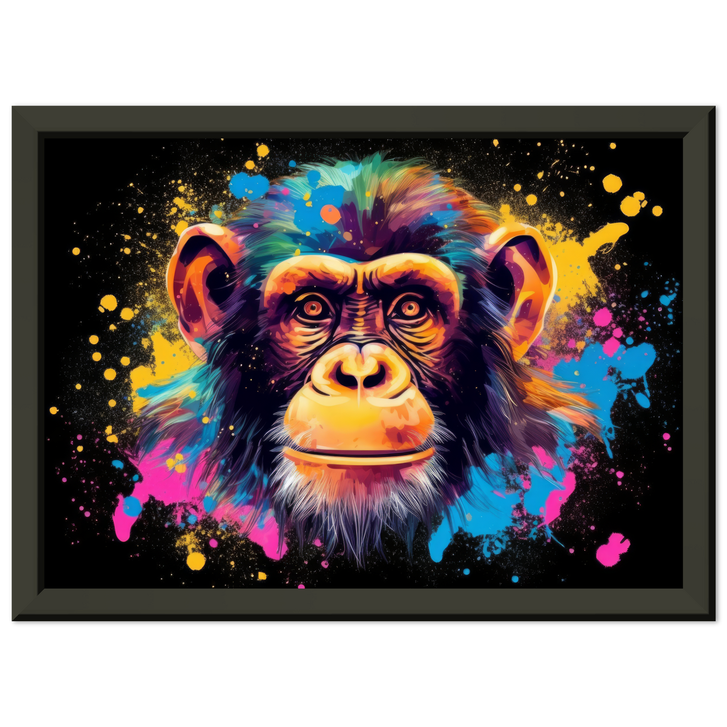 Schimpanse Affe Pop-Art (WILD72)